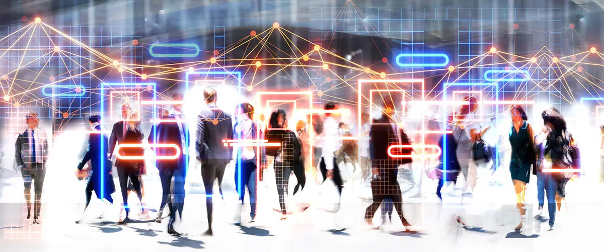 interconnected data filled world