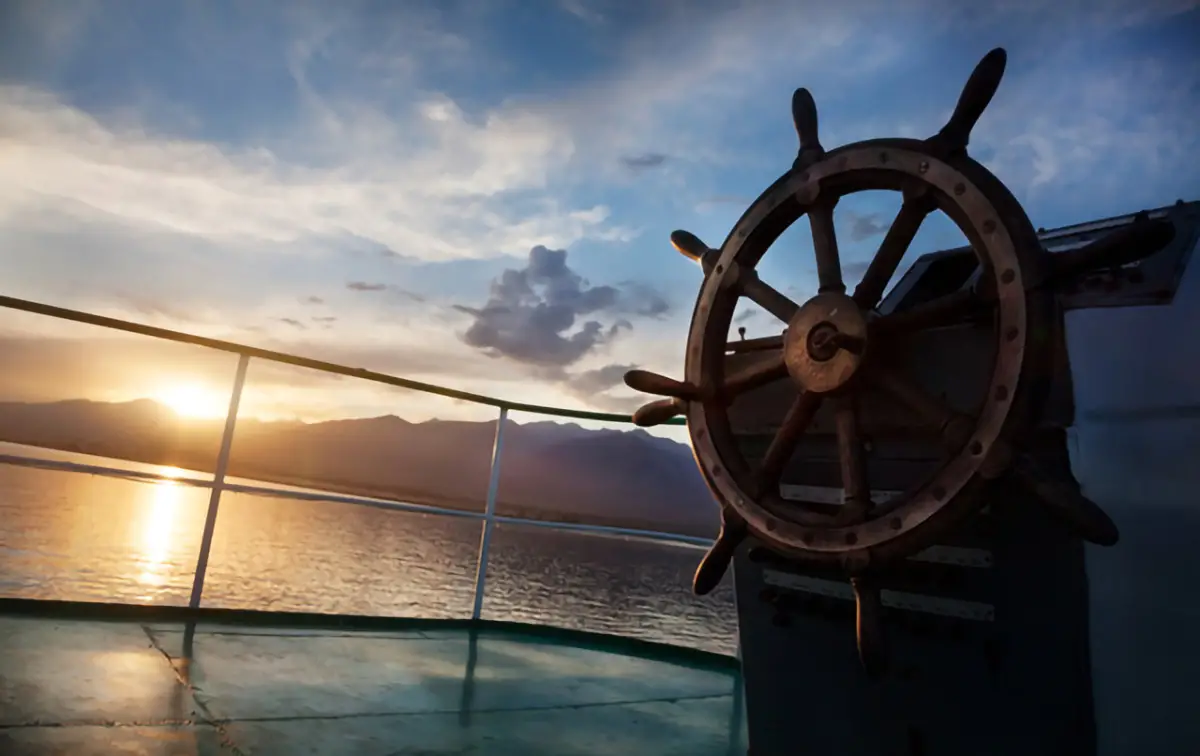 you're the captain. we're your first mate.